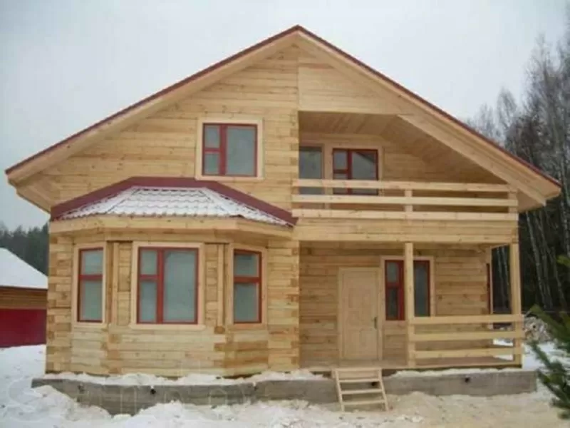 Круглый год строим от фундамента до крыши деревянные дома и бани 3