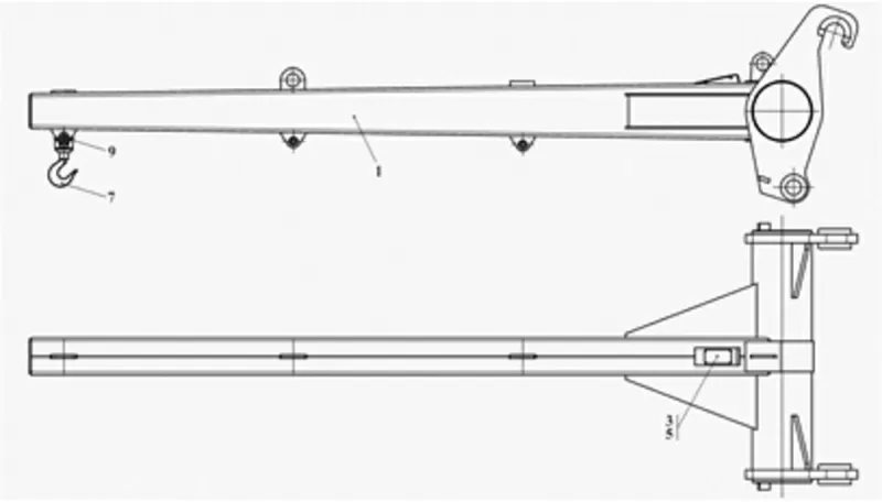 Стрела крановая безблочная 342С.54.00.000